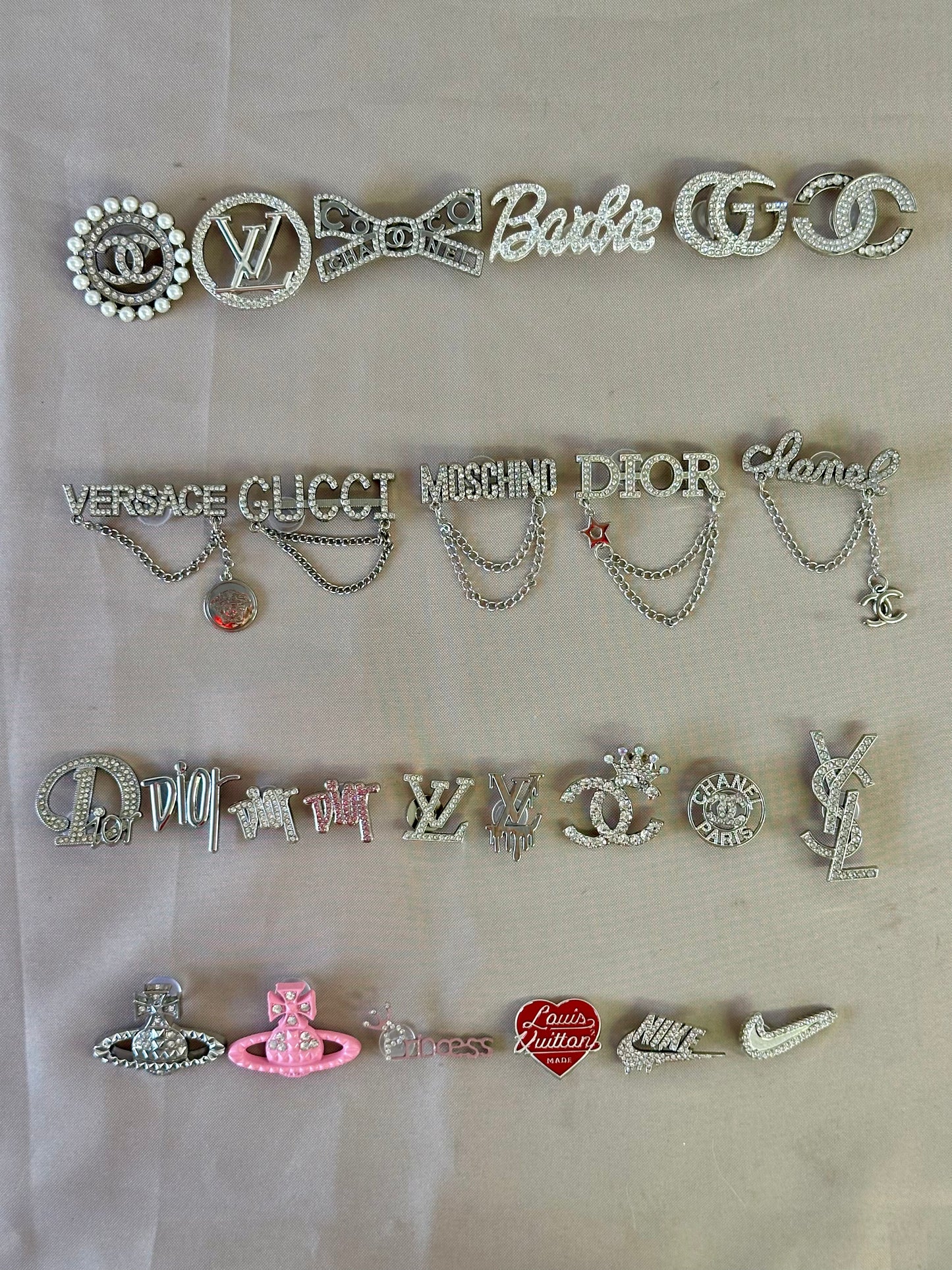 Jibbitz Métal 2 argent