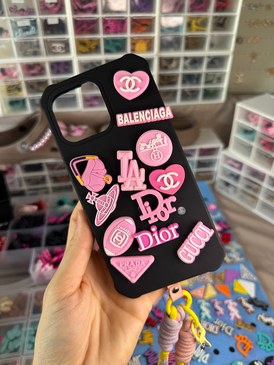 Coque personnalisable avec 2 charmes offerts